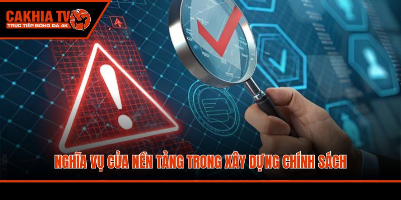 Nghĩa vụ của nền tảng trong xây dựng chính sách